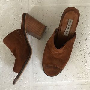 👡 Krizia mules - cognac suede 👡